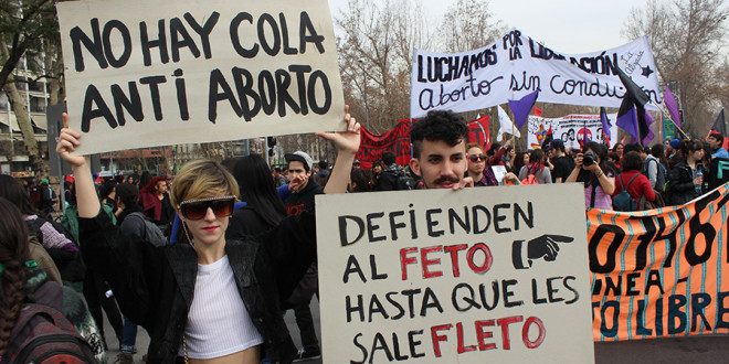 Tercera Marcha por el aborto libre, seguro y gratuito , Chile
